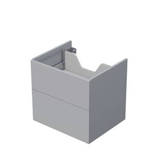 Kúpeľňová skrinka pod dosku se 2 zásuvkami Naturel Ratio 60x56x50 cm v šedej farbe mat