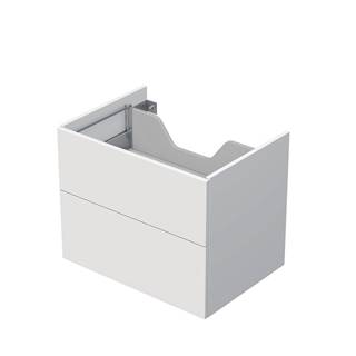 Kúpeľňová skrinka pod dosku se 2 zásuvkami Naturel Ratio 70x56x50 cm biela mat