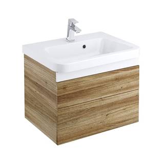 Ravak Kúpeľňová skrinka pod umývadlo  10° 65x45x45 cm tmavý orech lesk, značky Ravak