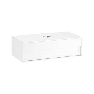 Ravak Kúpeľňová skrinka pod umývadlo  Step 100x30,5x54 cm biela/biela lesk, značky Ravak