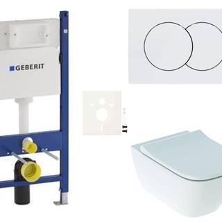 Cenovo zvýhodnený závesný WC set Geberit do ľahkých stien / predstenová montáž + WC Geberit Smyle
