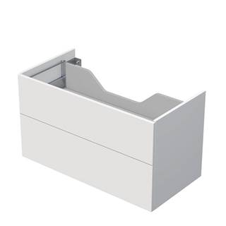 Kúpeľňová skrinka pod dosku se 2 zásuvkami Naturel Ratio 100x56x50 cm biela mat