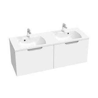 Ravak Kúpeľňová skrinka pod umývadlo  Classic II 130x47x45 cm v šedej farbe lesk, značky Ravak