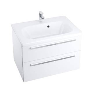 Kúpeľňová skrinka pod umývadlo Ravak chróme 60x49 cm biela