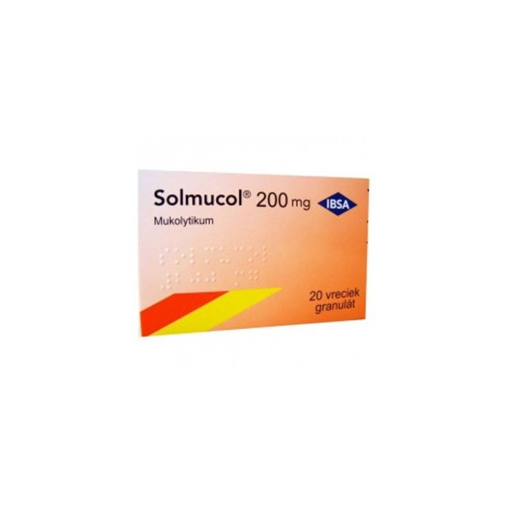  Solmucol 200 mg granulát 20 sáčkov