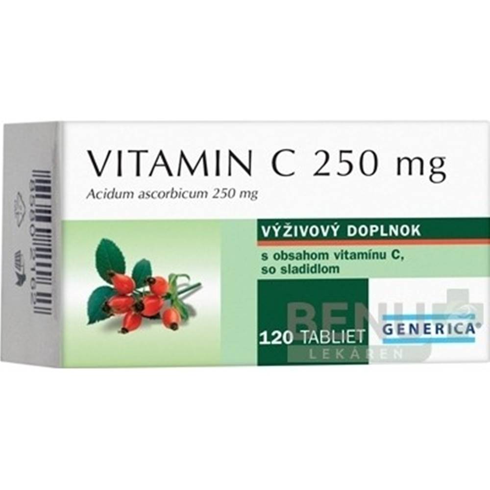 Generica GENERICA Vitamín C 250 mg 120 tabliet