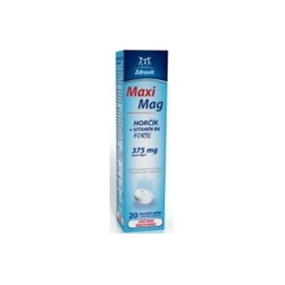 Zdrovit ZDROVIT MaxiMag horčík forte (375 mg) + vitamín B6 20 šumivých tabliet