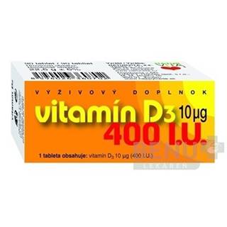 NATURVITA Vitamín D3 10 (400 I.U.) 90 tabliet