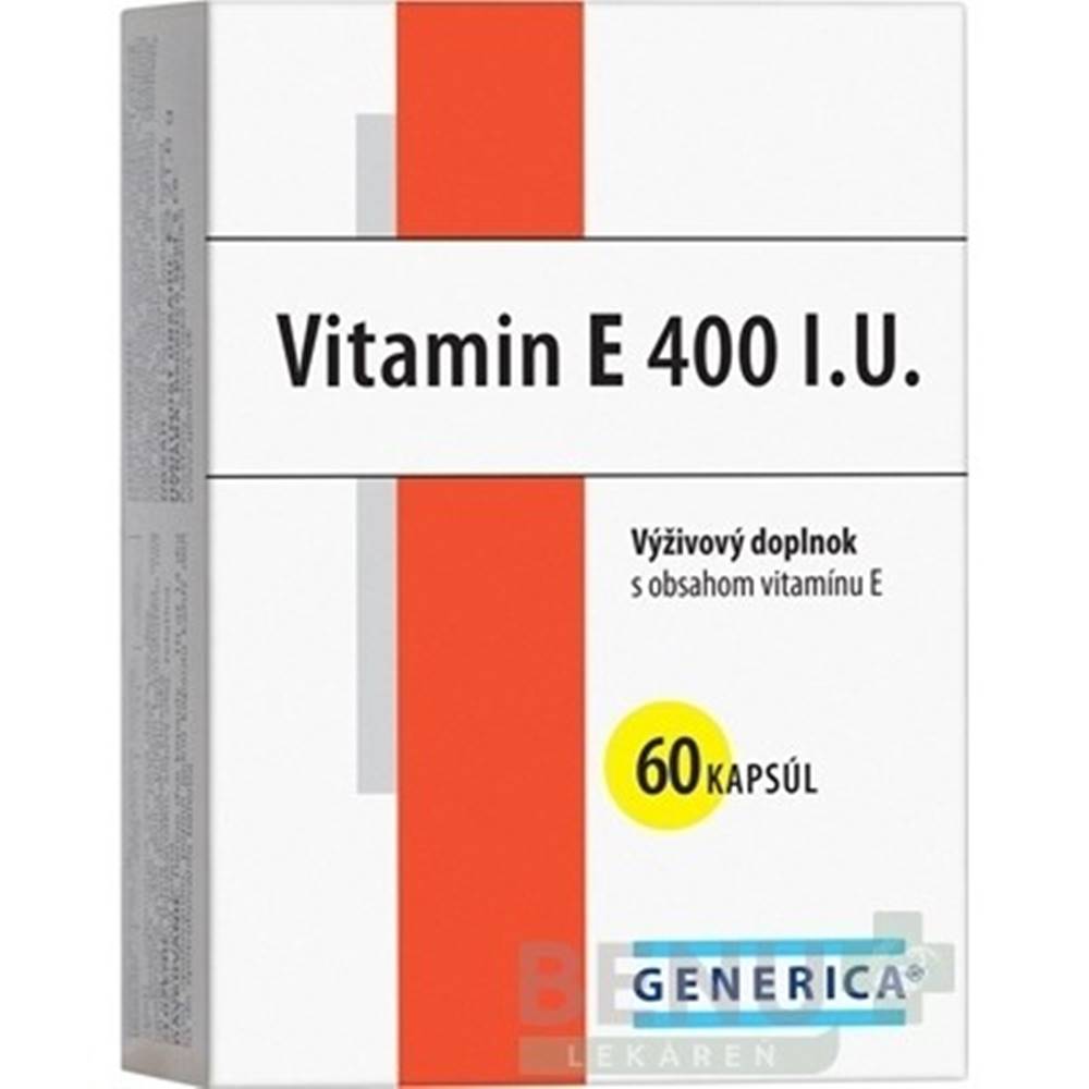 Generica GENERICA Vitamín E 400 I.U. 60 kapsúl