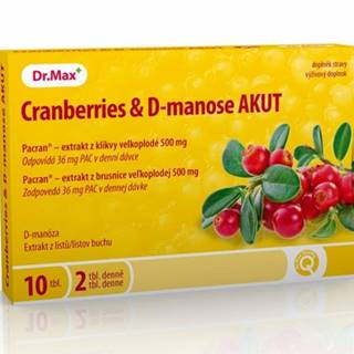 Dr.Max Cranberries & D-manose AKUT
