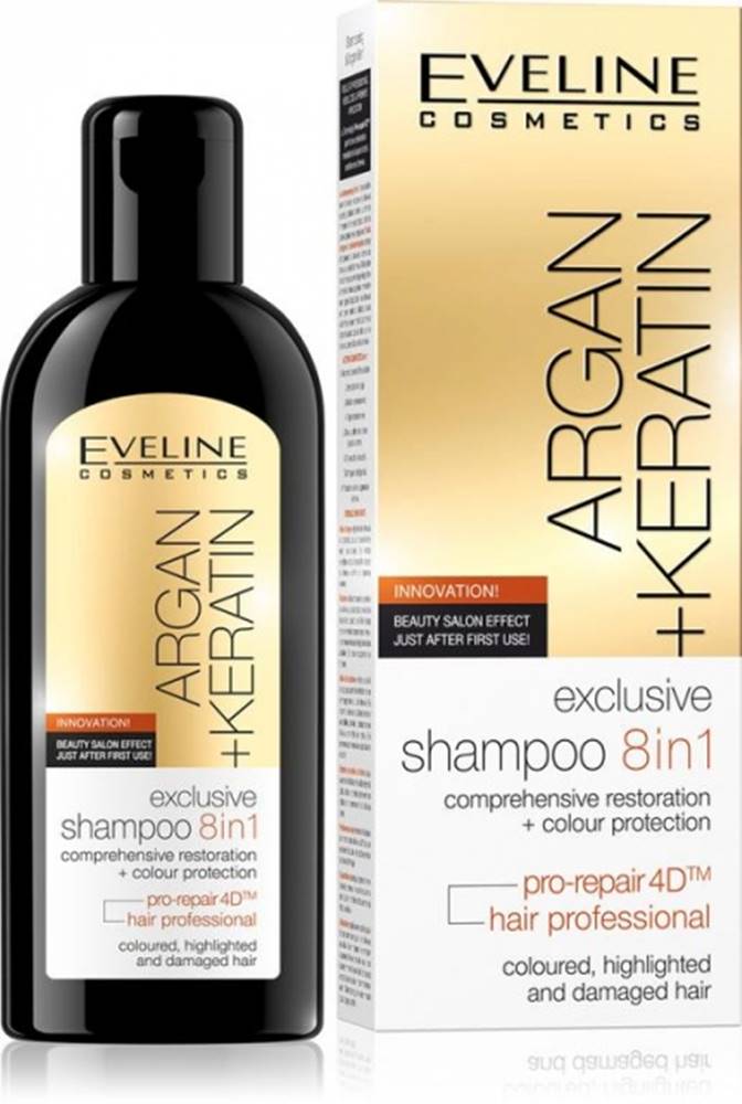 Eveline EVELINE Argan + Keratin šampón 8v1 150ml