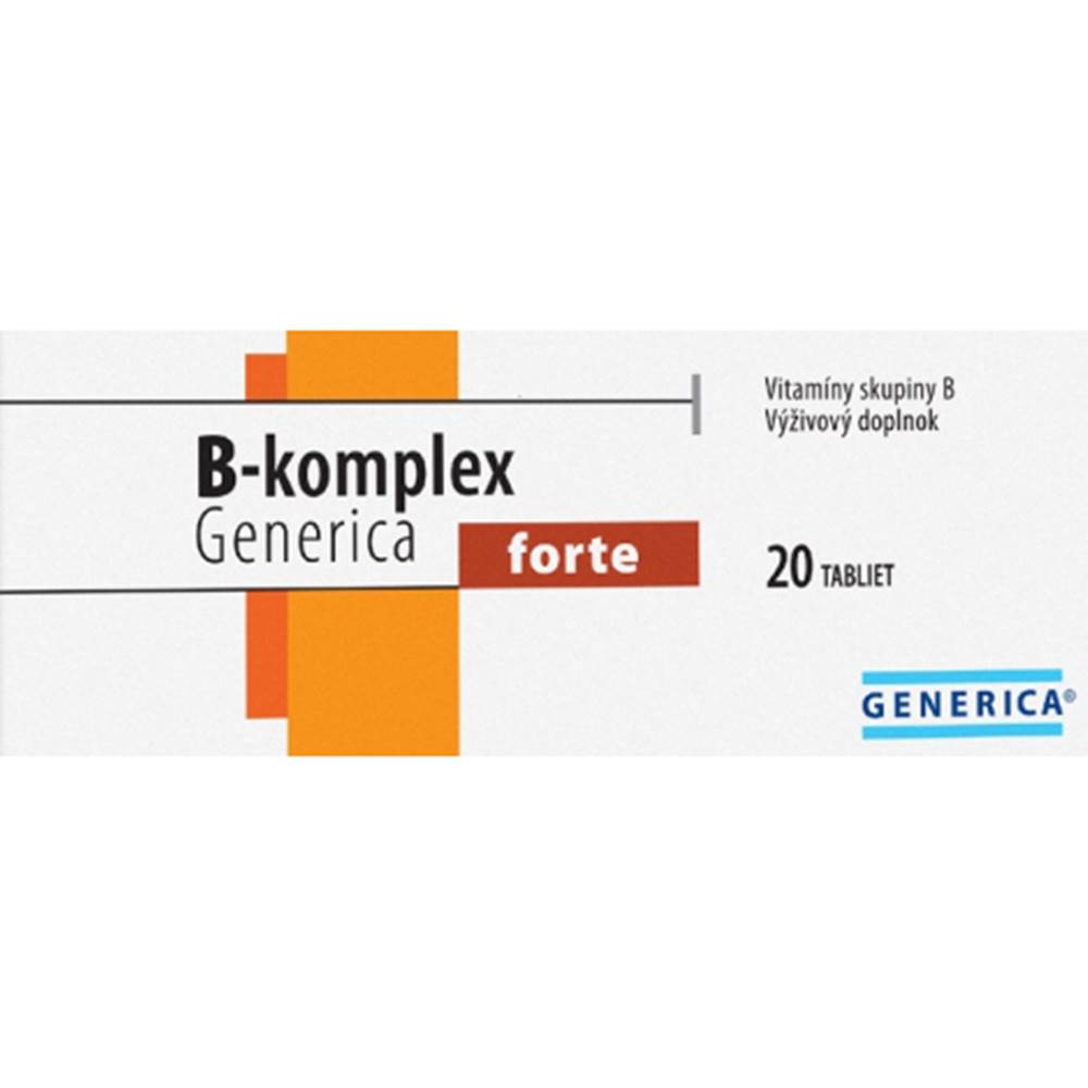 Generica Generica B - Komplex forte 20 tabliet