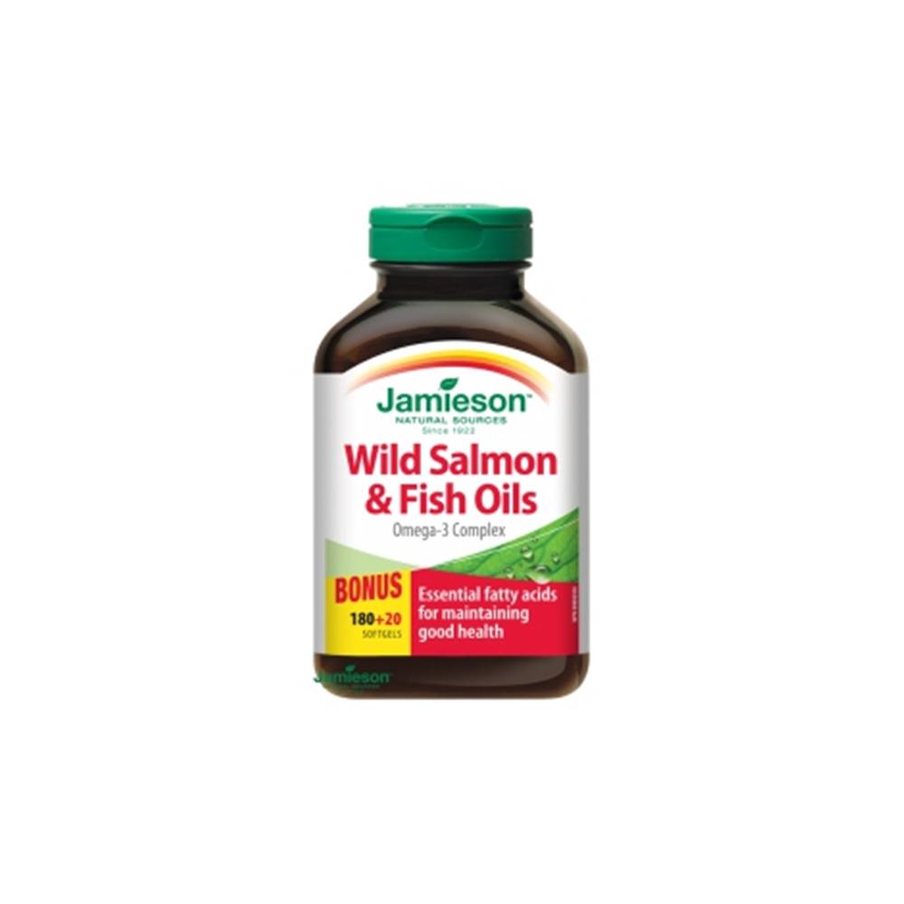 Jamieson Jamieson Salmon Omega-3 komplex z lososa a rybích olejov 180 + 20 cps