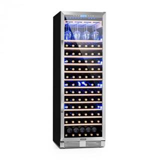 Klarstein  Vinovilla Grande, veľkoobjemová vinotéka, chladnička, 425l, 165 fl., 3-farebné LED osvetlenie, značky Klarstein