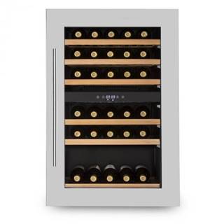 Klarstein  Vinsider 35D, vstavaná chladnička na víno, 128 litrov, 41 fliaš na víno, 2 zóny, značky Klarstein