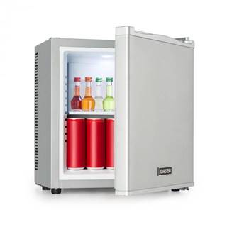 Klarstein  Secret Cool, mini chladnička, minibar, 13 l, trieda G, 0 dB, strieborná, značky Klarstein