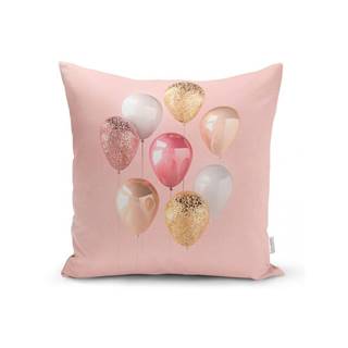 Minimalist Cushion Covers Obliečka na vankúš  Balloons With Pink BG, 45 x 45 cm, značky Minimalist Cushion Covers