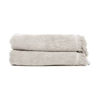 Súprava 2 béžových osušiek zo 100% bavlny Bonami Selection, 70 × 140 cm