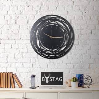 Bystag Nástenné kovové hodiny Ball, 70 × 70 cm, značky Bystag