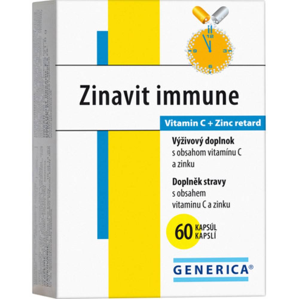 Generica GENERICA Zinavit immune 60 kapsúl